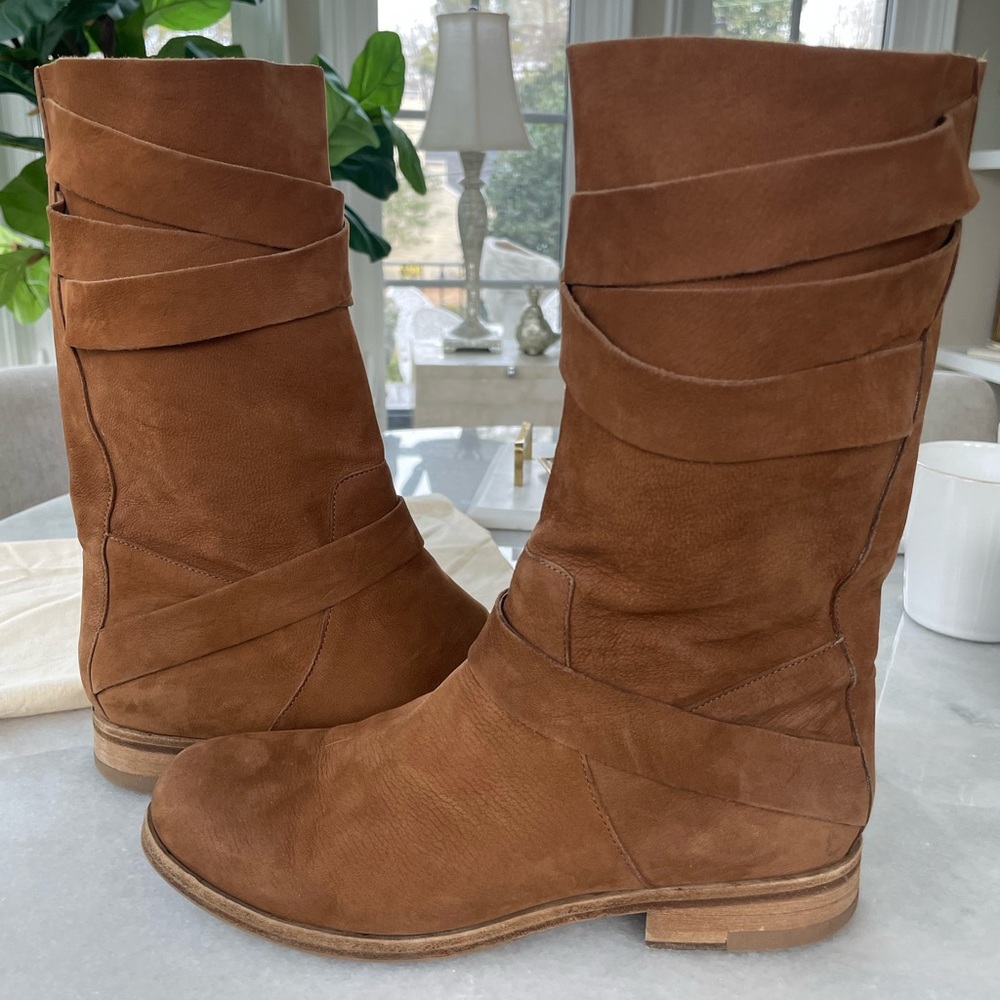 Eileen Fisher suede boots. Size 7.5